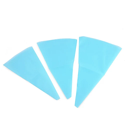 3 Sizes Silicone Cream Bags Crowded Flower Reusable Icing Piping Pastry Bag DIY Cake Decorating Tool |
