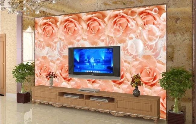 Фотообои большие 3D стерео Настенные обои с рисунком спальни гостиной задний фон