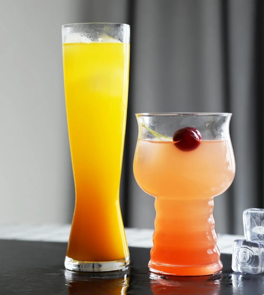 4 шт. набор стеклянных коктейльных бокалов Pina Colada|Другие стаканы| |
