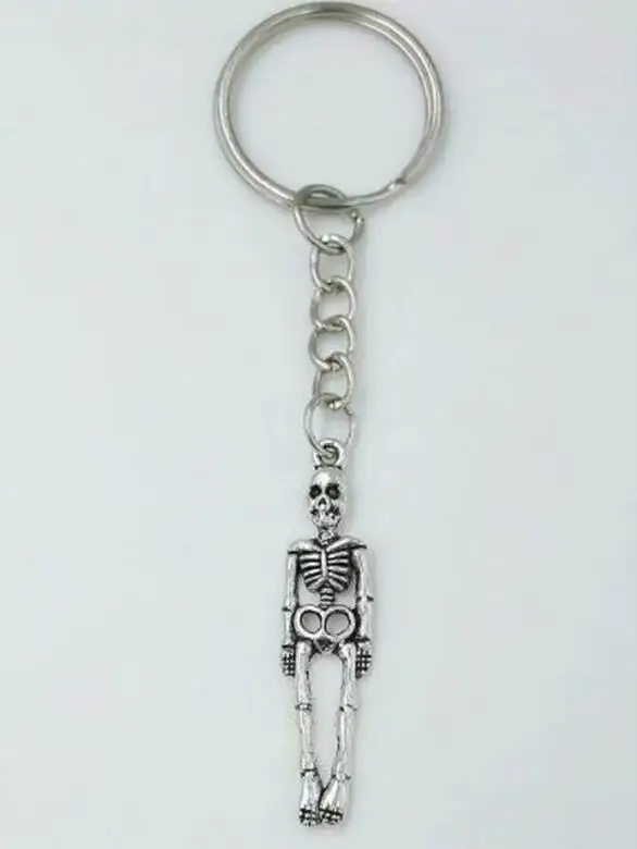 Смешанная Птица Череп сахар Скелет Тыква брелок маска кольцо для ключей