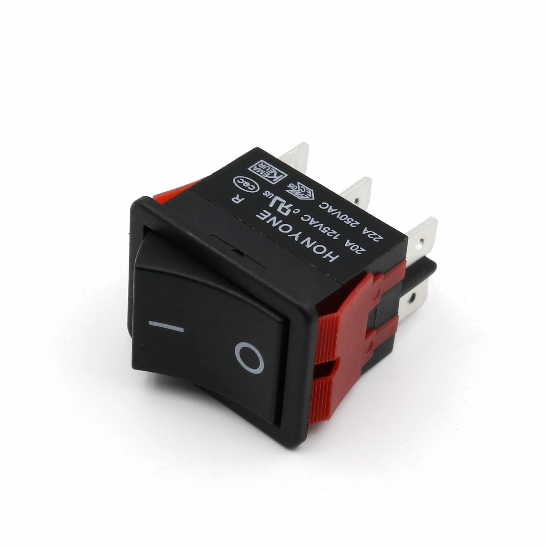5 шт. LR-220 черный 6Pin высокий ток 22A ON-ON IP55 DPDT сварочный аппарат кулисный переключатель