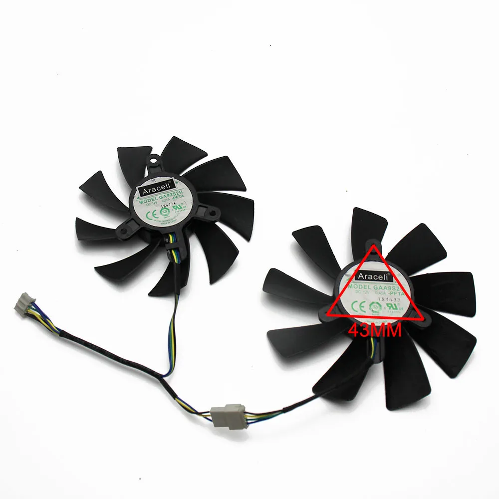 Вентилятор охлаждения GA92S2H 100 мм GAA8S2H GAA8S2U 4Pin для ZOTAC GTX 1060 1070 Ti MINI HA 1080 Ti|Кулеры и