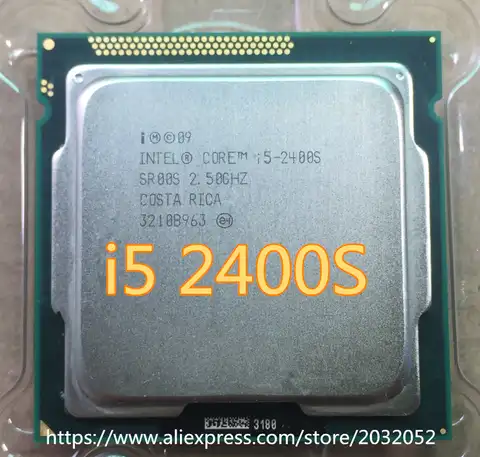 Intel Core i5-2400S I5 2400S i5 2400S (2,5 ГГц/6 МБ/4 ядра/Socket 1155/5 GT/s DMI), рабочий стол, 100% бесплатная доставка