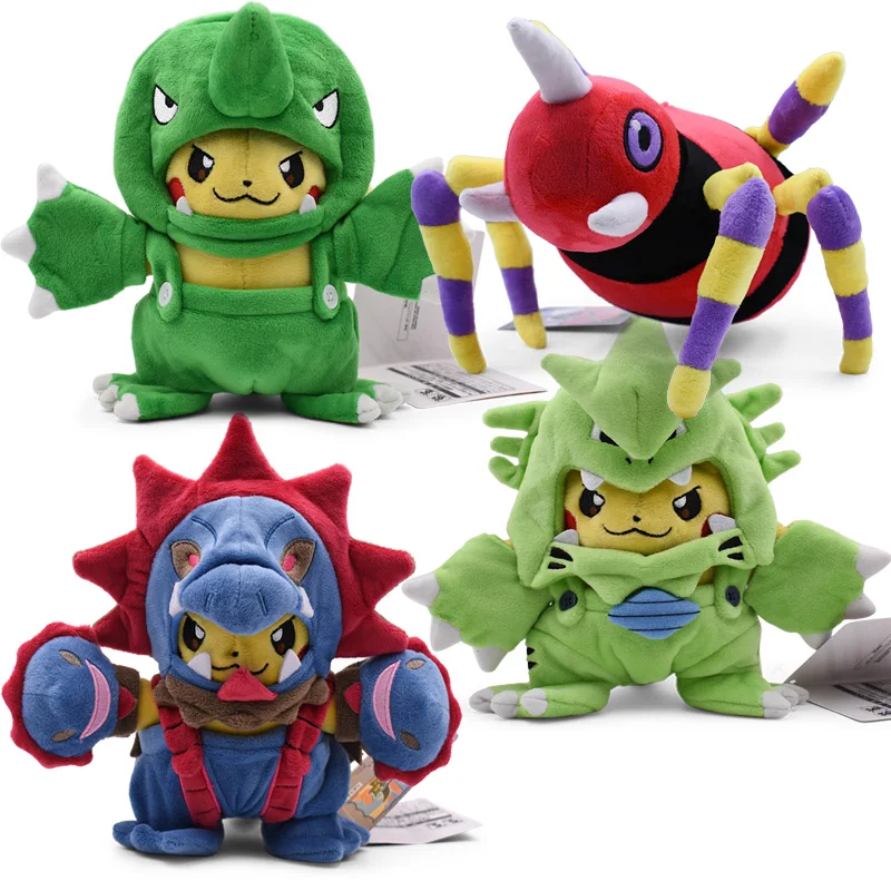 4 стиля 18-20 см Пикачу Косплей Hydreigon& Tyranitar плюшевые игрушки Ariados Migalos Peluche чучело куклы