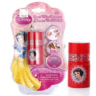 1 шт./компл. DISNEY Красота& модные игрушки на водной основе снег белый лак для ногтей Красота «Эльза» и «Анна» модные игрушки макияж девушки игрушка - Цвет: A