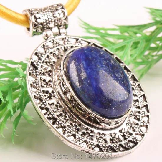 1 шт. тибетские Серебряные Камни с лазуритом | Украшения и аксессуары
