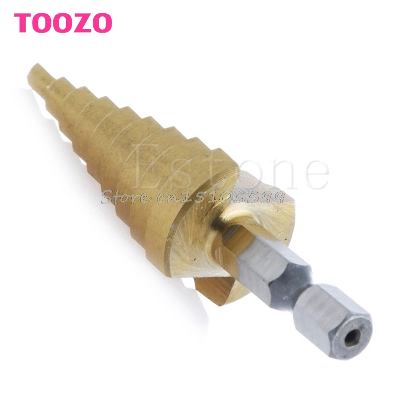3Pcs HSS 4241 Steel Step Cone Titanium Coated Drill Bit Cut Tool Hole Cutter Set G08 Whosale&ampDropShip | Инструменты