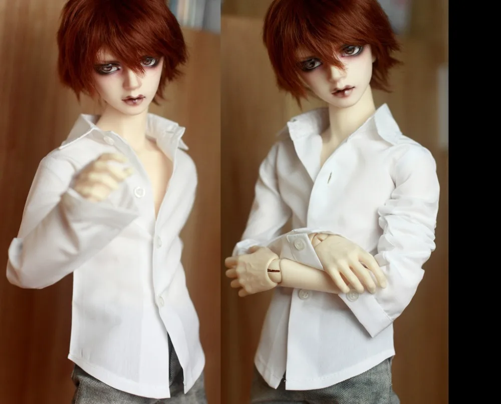 

BJD doll colthes white classic shirt for 1/3 1/4 BJD DD SD MSD MDD SD17 SSDF Uncle doll accessories