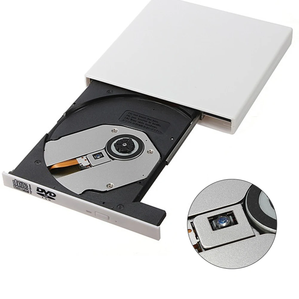 Ultra Thin External USB 2.0 CD-ROM CD-Driver CD/DVD Optical Driver Portable For PC Laptop Windows XP WIN 7 #828 | Компьютеры и офис