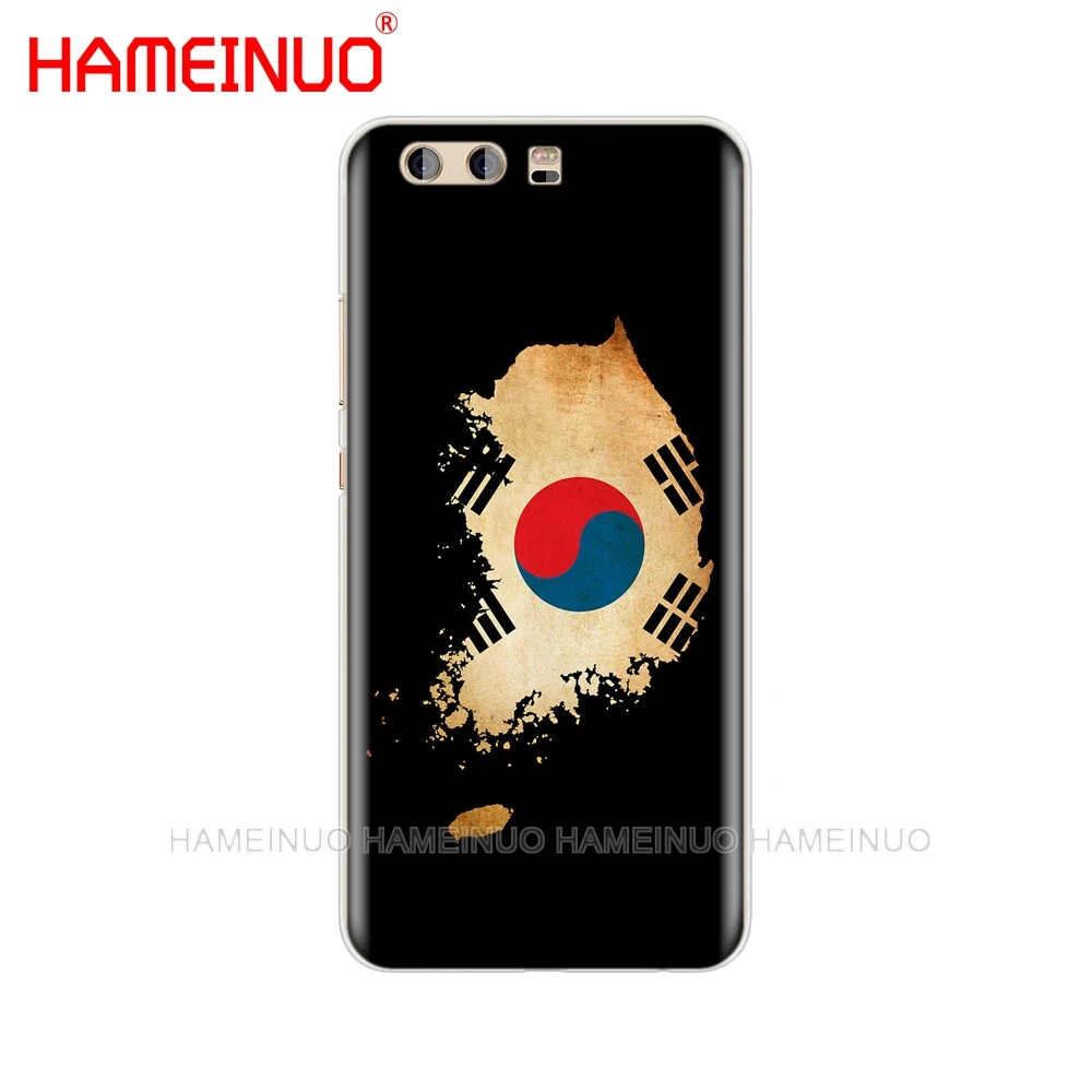 HAMEINUO чехол с корейским флагом для телефона huawei Ascend P7 P8 P9 P10 P20 lite plus pro G9 G8 G7 2017 |