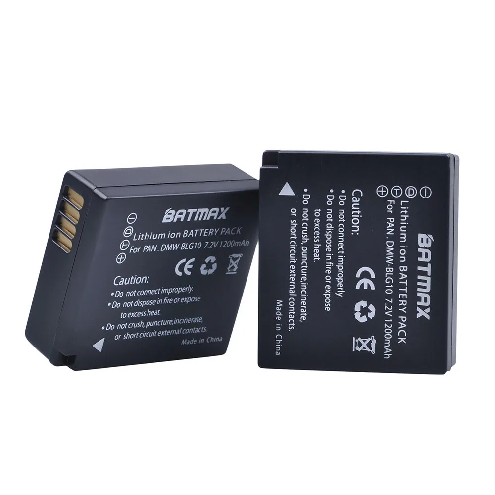 Запасные литий ионные аккумуляторы и зарядное устройство USB для Panasonic LUMIX GF5 GF6 GX7