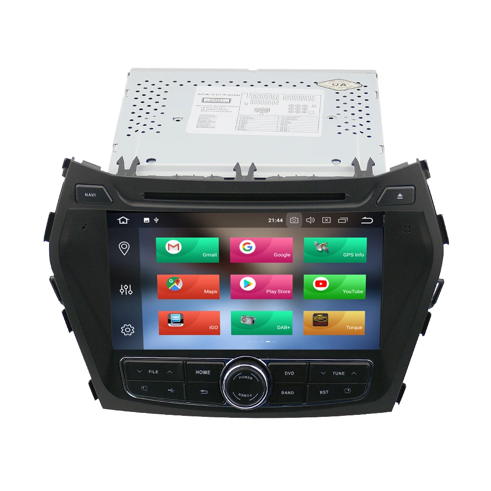 EKIY ips 2din Android 9,0 автомобильный DVD мультимедийный плеер для hyundai Santa Fe IX45 Авторадио gps Навигация стерео музыка аудио плеер