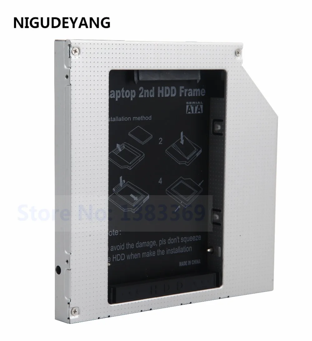 NIGUDEYANG 2-й второй 2 5 SATA к IDE HDD SSD корпус жесткого диска адаптер Caddy для Dell Vostro 1500 1700 1000