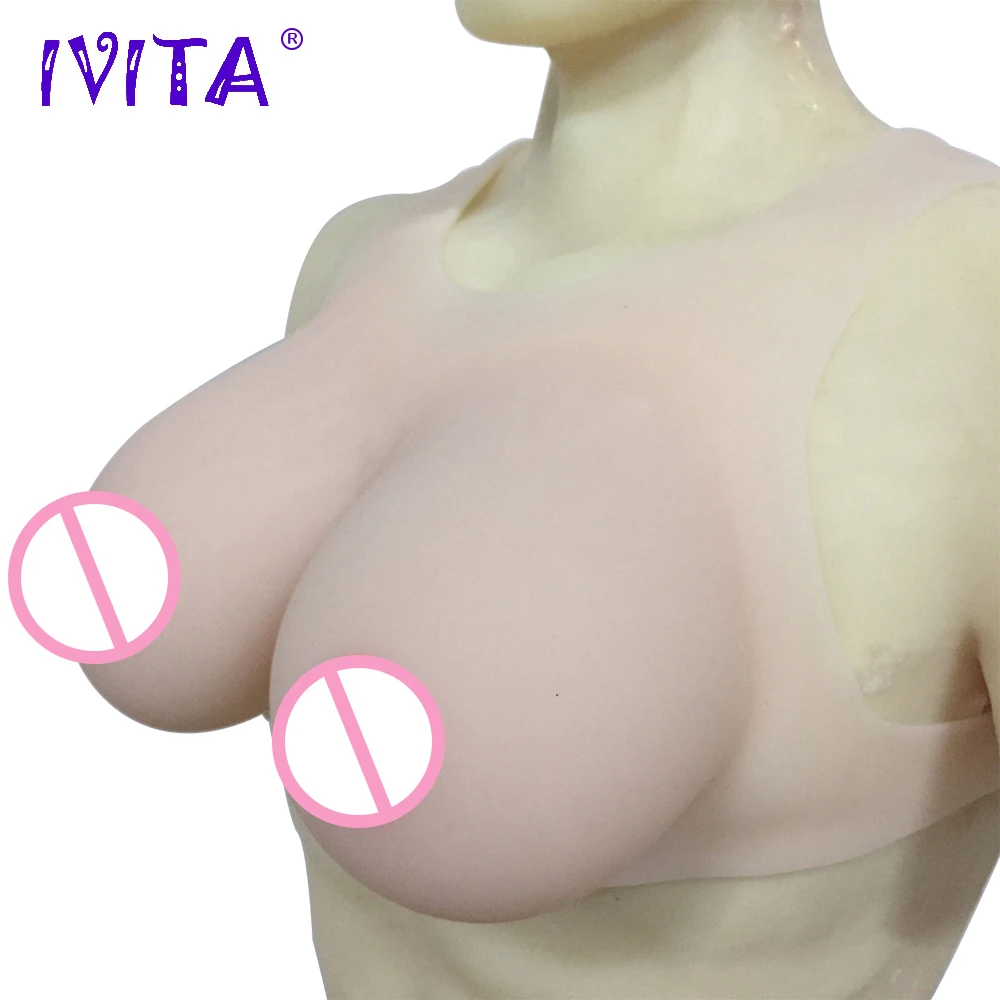 IVITA 2800 г силиконовые формы для груди искусственные Shemale трансгендер Трансвестит