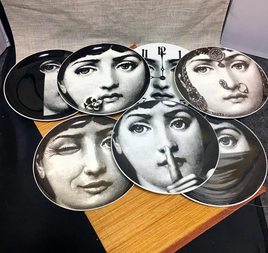 Fornasetti ремесла декоративная Керамика Таблички украшения дома фарфоровая тарелка