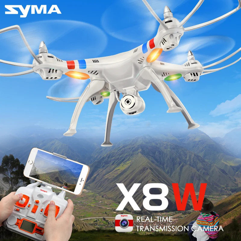 Syma Дрон X8W X8C RC вертолет с камерой 2 4G 4CH 6 осевой дистанционный Cotrol Квадрокоптер