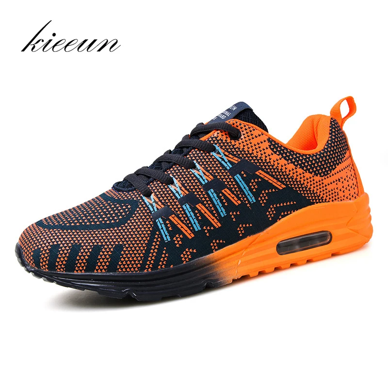 KIEEUN 2018 air flyknit max мужская спортивная обувь для бега пара дышащая мягкая легкая