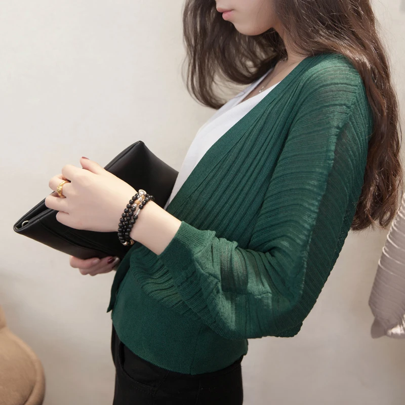 Женская шаль с рукавами-фонариками свободное пляжное пальто в Корейском стиле