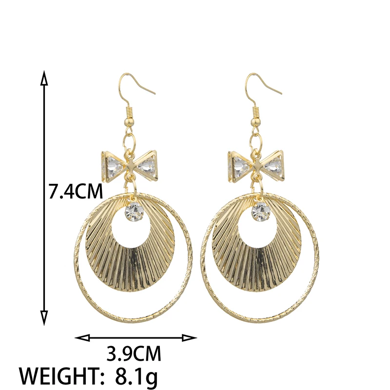 Женские серьги-подвески Boho модные длинные серьги с блестящей звездочкой хорошее