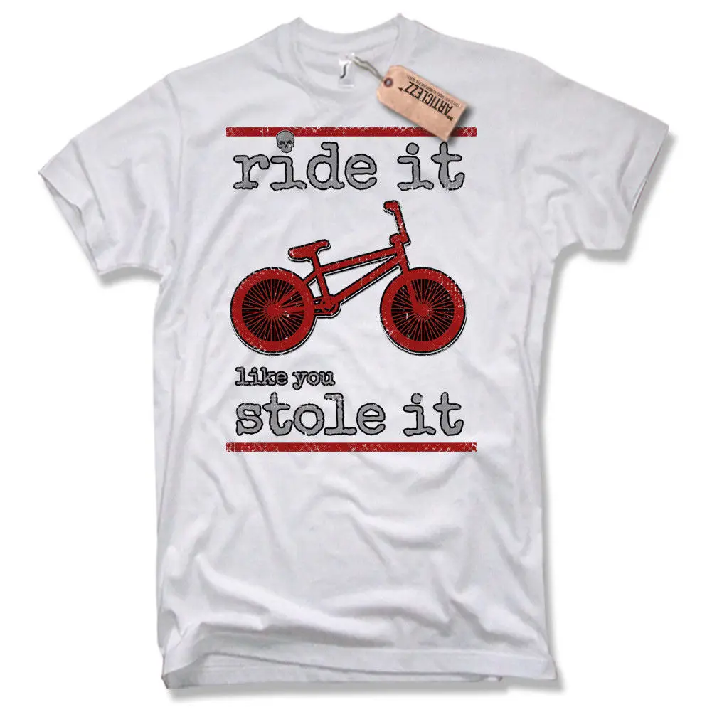 BMX велосипед футболка грязи флатландии Улица Funshirt подарок старой школы Harajuku