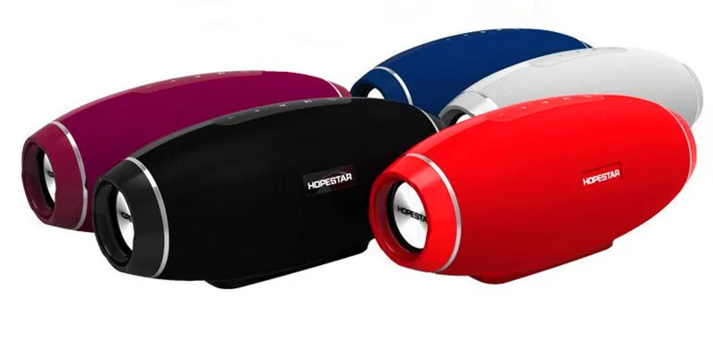 HOPESTAR H20 регби Bluetooth Колонка Беспроводная портативная Мини водонепроницаемая мега бас стерео наружный сабвуфер TF USB
