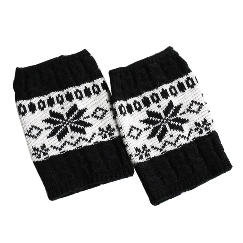 01 1 пара Женский вязаный манжет для ботинок вязанные топперы зимние носки под сапоги гетры - Цвет: 01