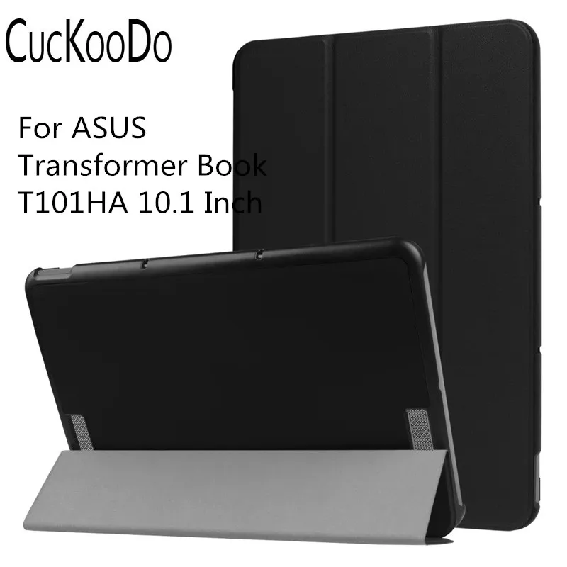 CucKooDo Премиум Тонкий PU кожаный складной чехол книжка для ASUS Transformer Book T101HA 10 1