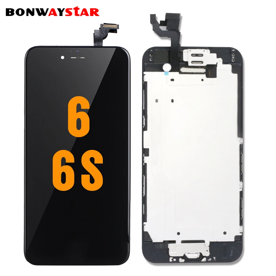 Полная сборка LCD для iphone 6 6S кодирующий преобразователь сенсорного экрана в сборе