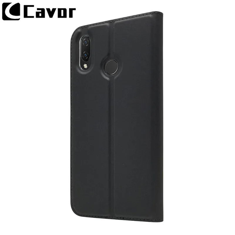 Модный кожаный флип-чехол для Huawei P Smart Plus + чехол-кошелек чехлы Магнитный чехол