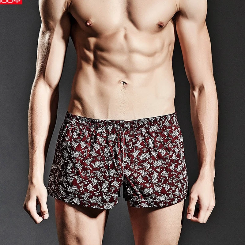 Superbody Brand Mens Boxers Shorts Loose Men Cotton Comfortable And Soft The Large Arrow At Home Short | Спорт и развлечения