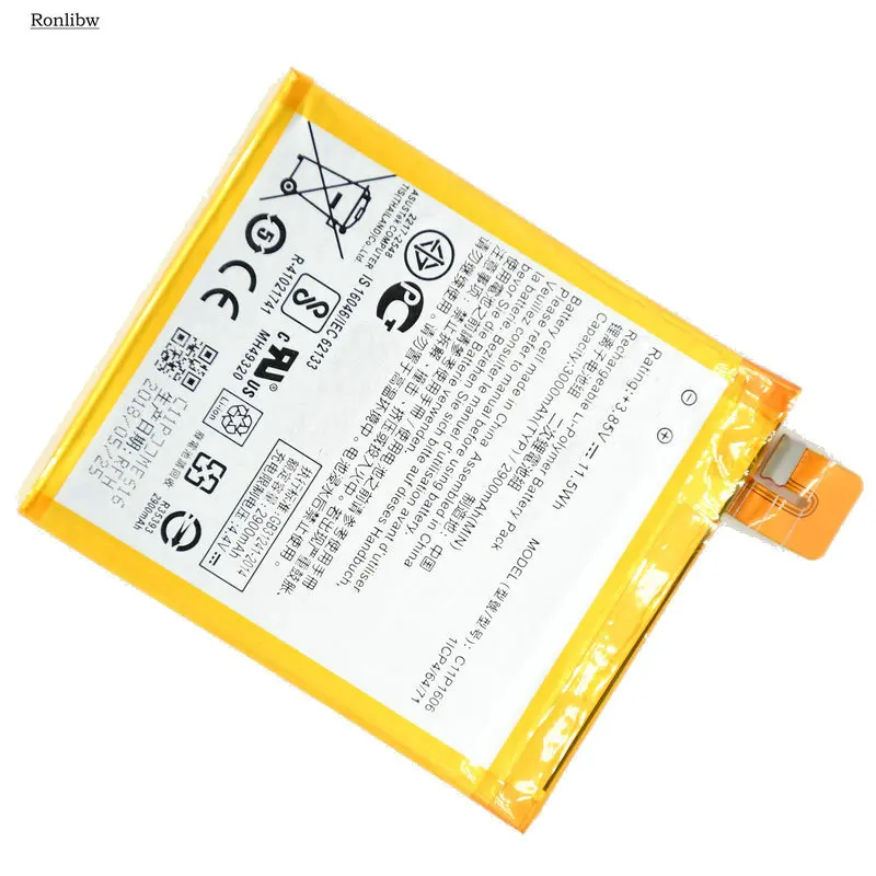 Ronlibw 2900mAh 11.5Wh C11P1606 Замена батареи для Asus лазер Zenfone 3 ZC551KL Z01BDA батареи|Аккумуляторы