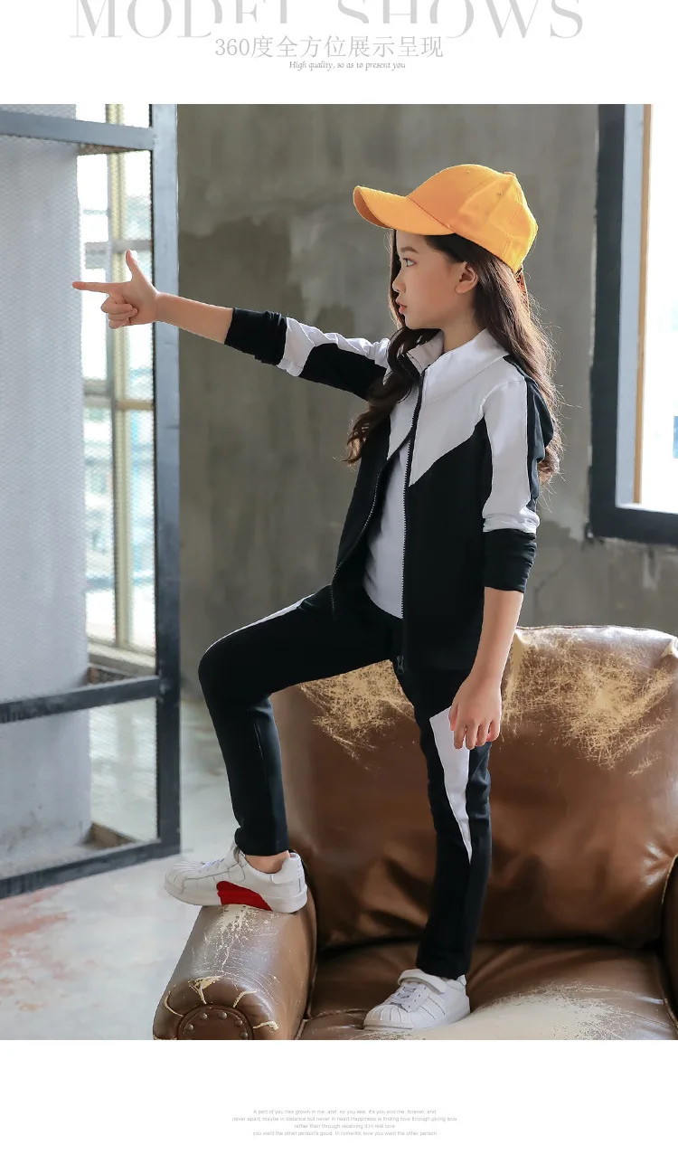 

Teen Girl Clothes Spring Autumn 2PCS Tops + Pants Children Clothing Set Girls Tracksuit Kids Baby Girls Clothes Suits 4-12 Years