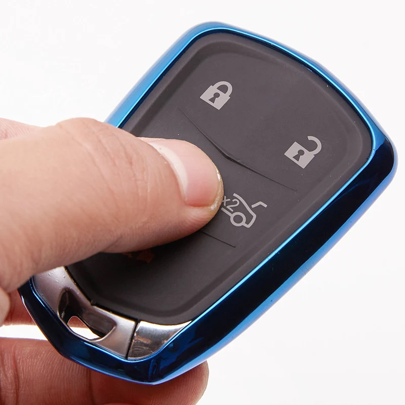 

For Cadillac Escalade TPU Car Key Cover Case For Cadillac ATS ATS-L CT6 CTS DTS XT5 ESV XLS SRX STS XTS ELR Car Accessories