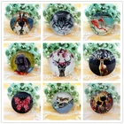 10 шт.лот, стеклянные кабошоны 8-20 мм для изготовления браслетов, ожерелий и сережек, булавки, аксессуары для ювелирных изделий, 2019