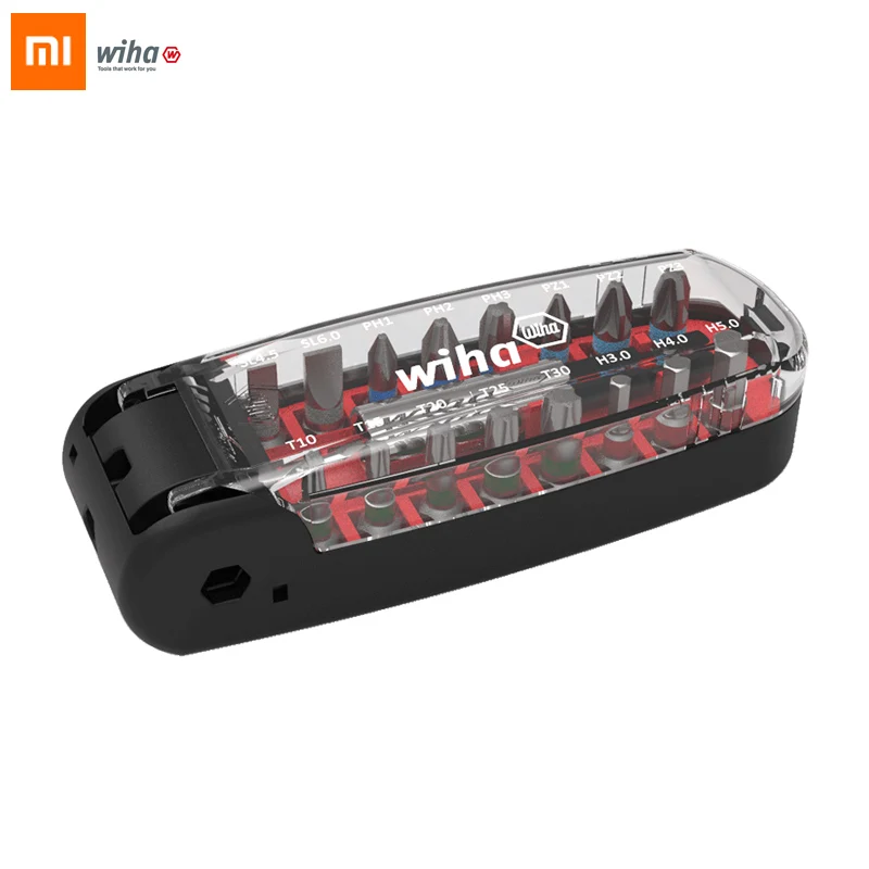 Xiaomi Mijia Wiha крокодил Рот 17 в 1 ключ отвертка Биты Комплект магнитный мини портативный карманный ремонтный набор инструментов