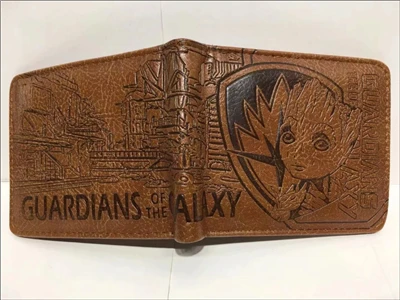 D Кошелек guardiers of the Galaxy Groot, новинка, денежные карты, кошелек унисекс, короткий внутренний кошелек из искусственной кожи - Цвет: D