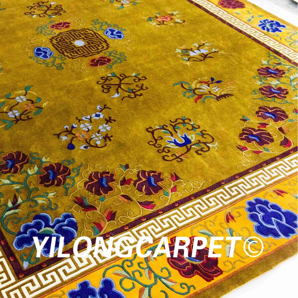 YILONG 8 'x 10' Непальские шерстяные ковры ручной работы с изысканным рисунком