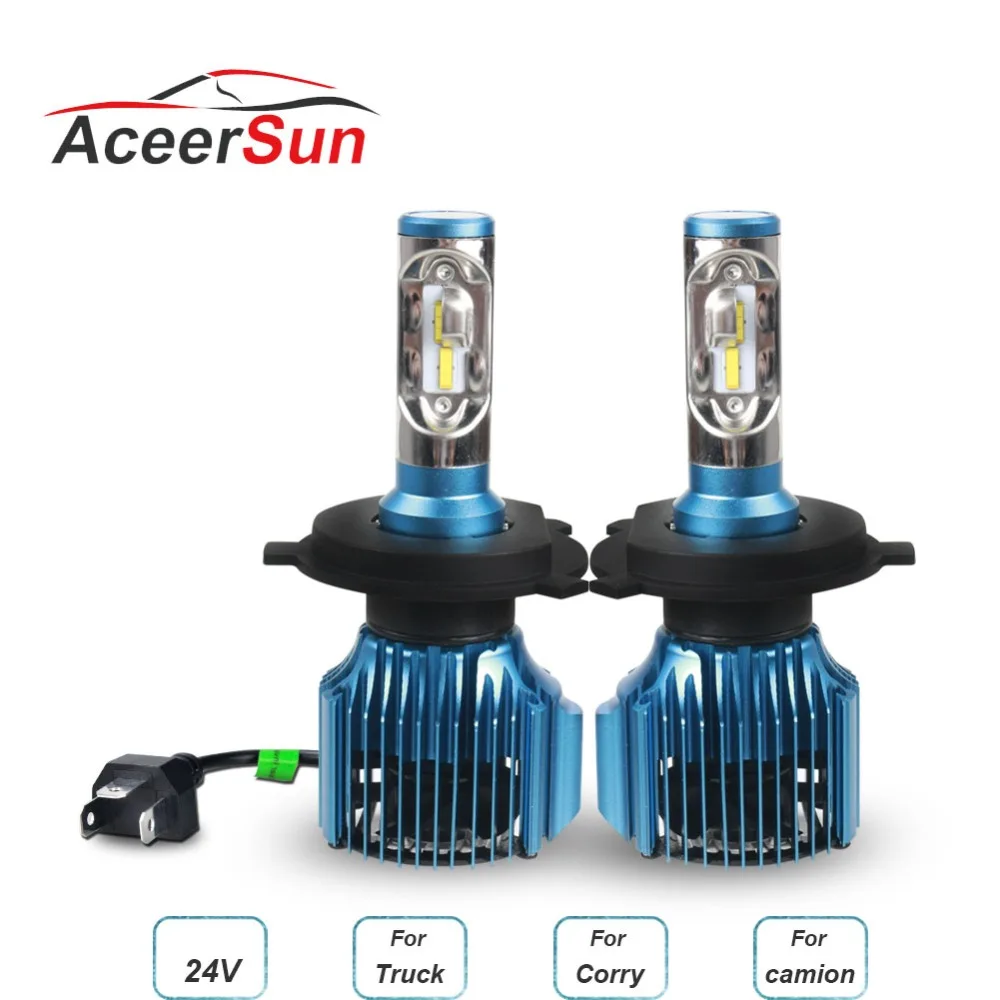 Aceersun H4 H7 светодиодный H11 H1 ZES чип 9005/HB3 9006/HB4 9012 H3 12000LM лампы для автомобильных фар