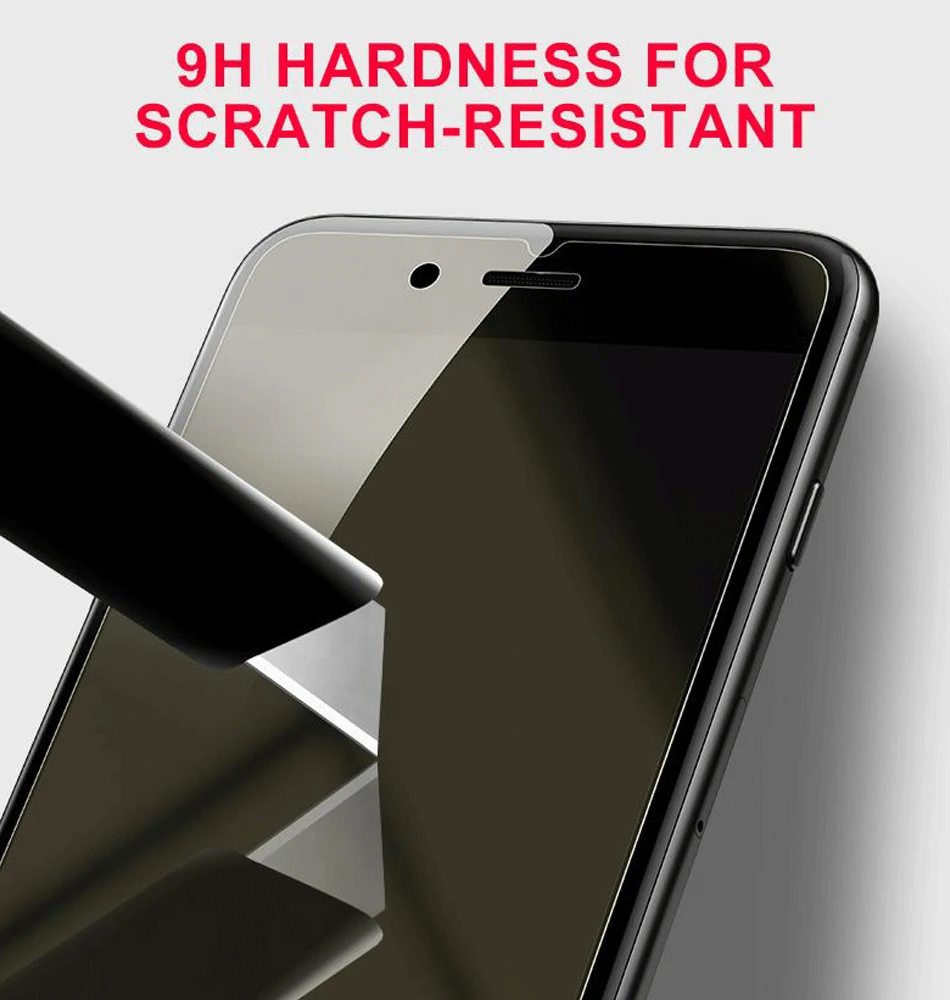 Чехол KISS, закаленное защитное стекло для iPhone 6, 6s, 7 Plus, Защита экрана для iPhone X, XS, 7, 6s, 6 Plus, 5 цветов, зеркальная пленка, чехол