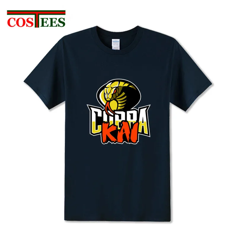 2019 Vestido De Verano Кобра Кай футболка для мужчин каратэ детская Strike первого удара