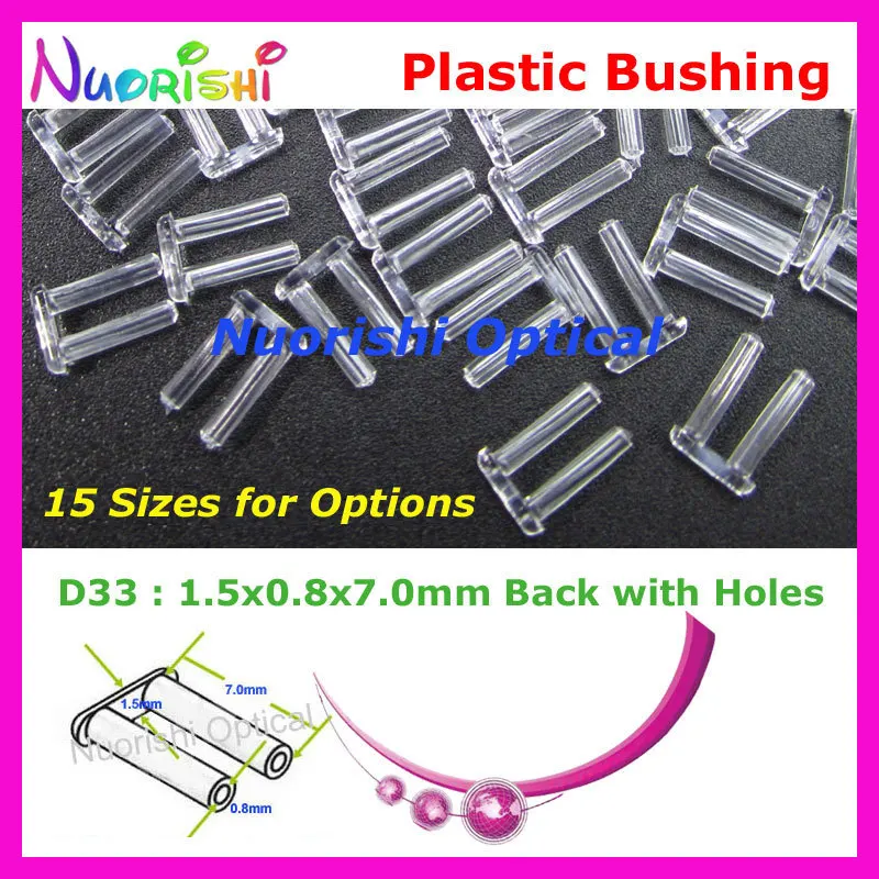 D33 150870 Back Hole 15 Размеров 5000 шт Пластиковые дулбе одиночные втулки силуэт винты булавки для очков без оправы очки P4040 - Цвет оправы: D33 150870 Back Hole