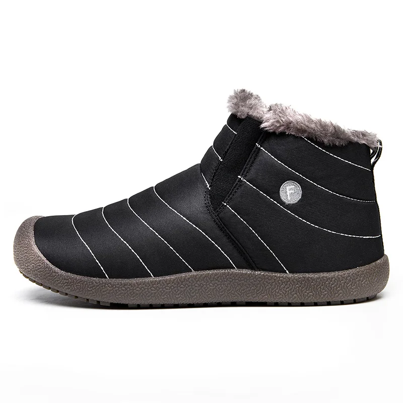 VKERGB Pluche Bont Mannen Shoes Hoge Kwaliteit Nieuwe зимняя теплая обувь kateen gevoerde Schoenen Slip Zachte Bodem