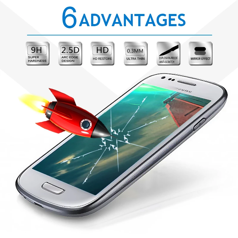 Закаленное стекло для samsung Galaxy A5 A7 J3 2016 2017 Note 4 5 Защитная пленка экрана смартфона