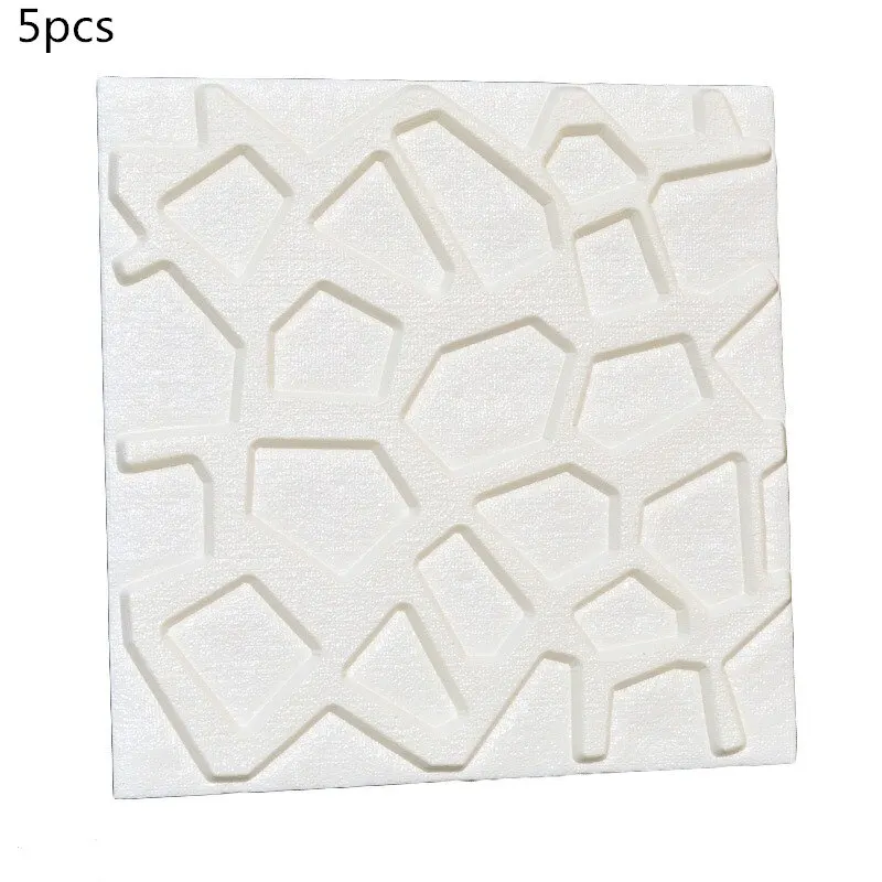 5pcs white 3D самоклеющиеся обои панель на стену, вокруг телевизора, над диваном фон Настенный декор 30x30 см водонепроницаемый ПЭ пена кирпичи стены кожуры и Стикеры 10 - Цвет: 5pcs white