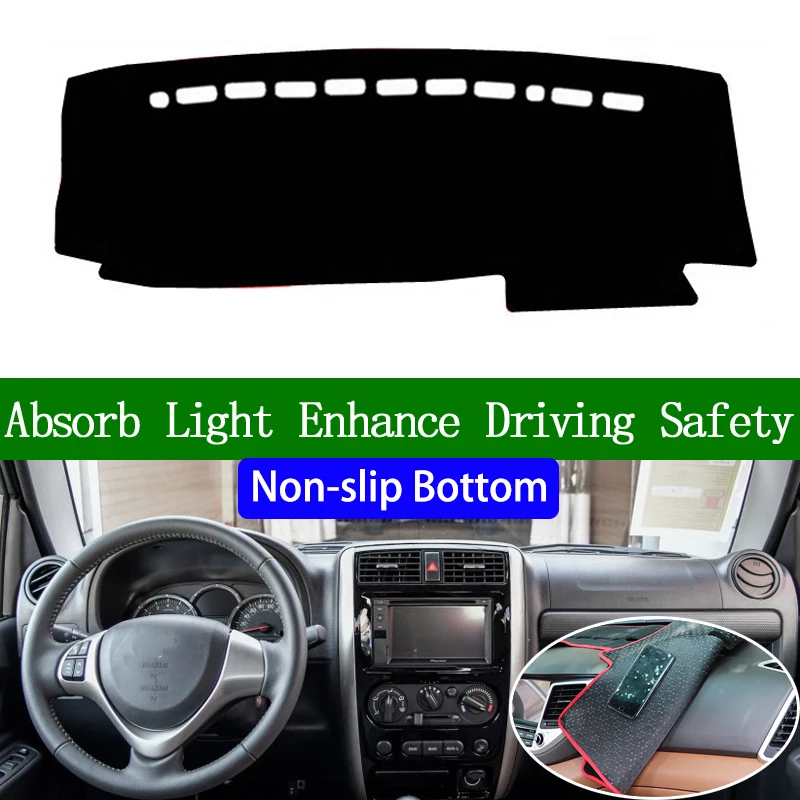 

Для SUZUKI JIMNY 2007 2008 2009 2010 2011 2012 2013-2015 нескользящая Нижняя крышка приборной панели наклейки для автомобиля интерьерные автомобильные аксессуар...