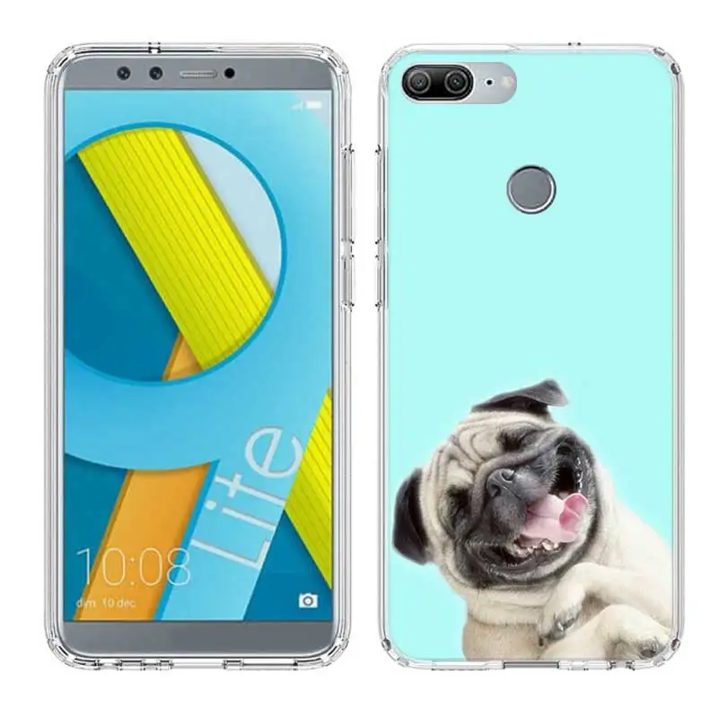 Cute Cartoon Dog Pig Cat Soft TPU Print Hull Case For Huawei Honor 8X MAX 8 9 10 lite 7 7X 6X V9 Play V20 Frosted Fundas Cover |