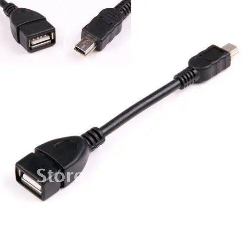 20 шт Мини OTG Кабель USB A Female к Mini B 5 Pin Мужской адаптер конвертер|mini usb b|mini usbmini - |