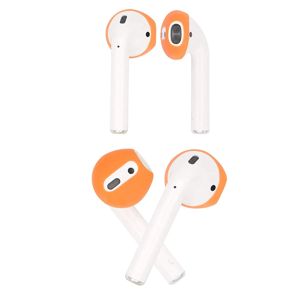 2 пары Ультратонкий силиконовый защитный чехол для Apple AirPods Ear Buds Tip|Аксессуары