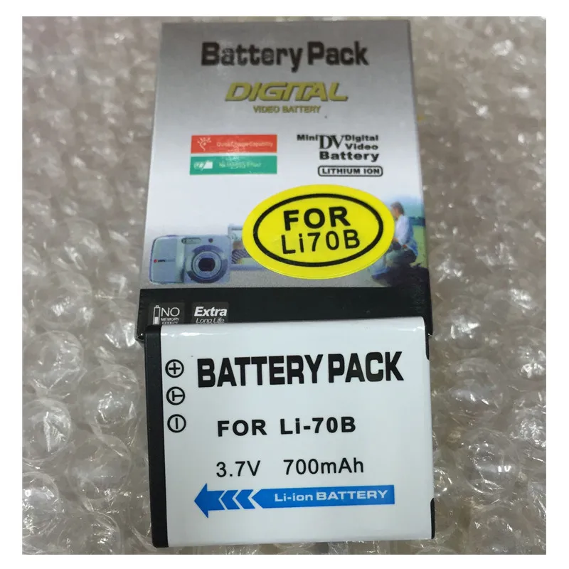 Цифровой Батарея Li 70B ion аккумулятор оригинальное качество для цифровой камеры