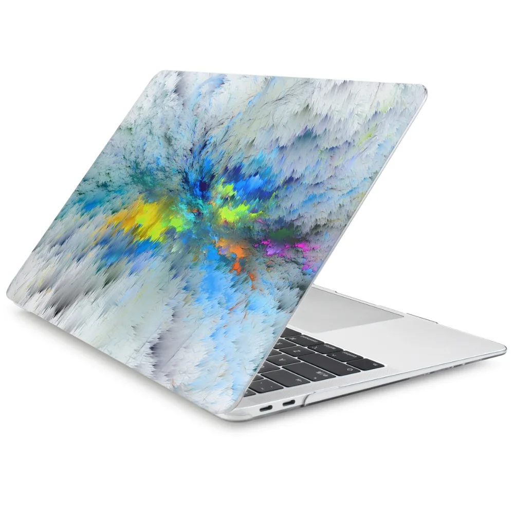 4 в 1 Кристальный жесткий чехол для MacBook Air 11 13 Pro retina 12 13,3 15,4 сенсорная панель с клавиатурой Защитная пленка для экрана